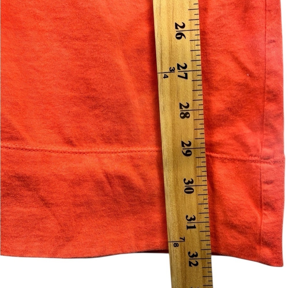 Johnny Was Embroidered Soft Orange Tunic Dress Size S Pockets V-neck Floral - Picture 13 of 13